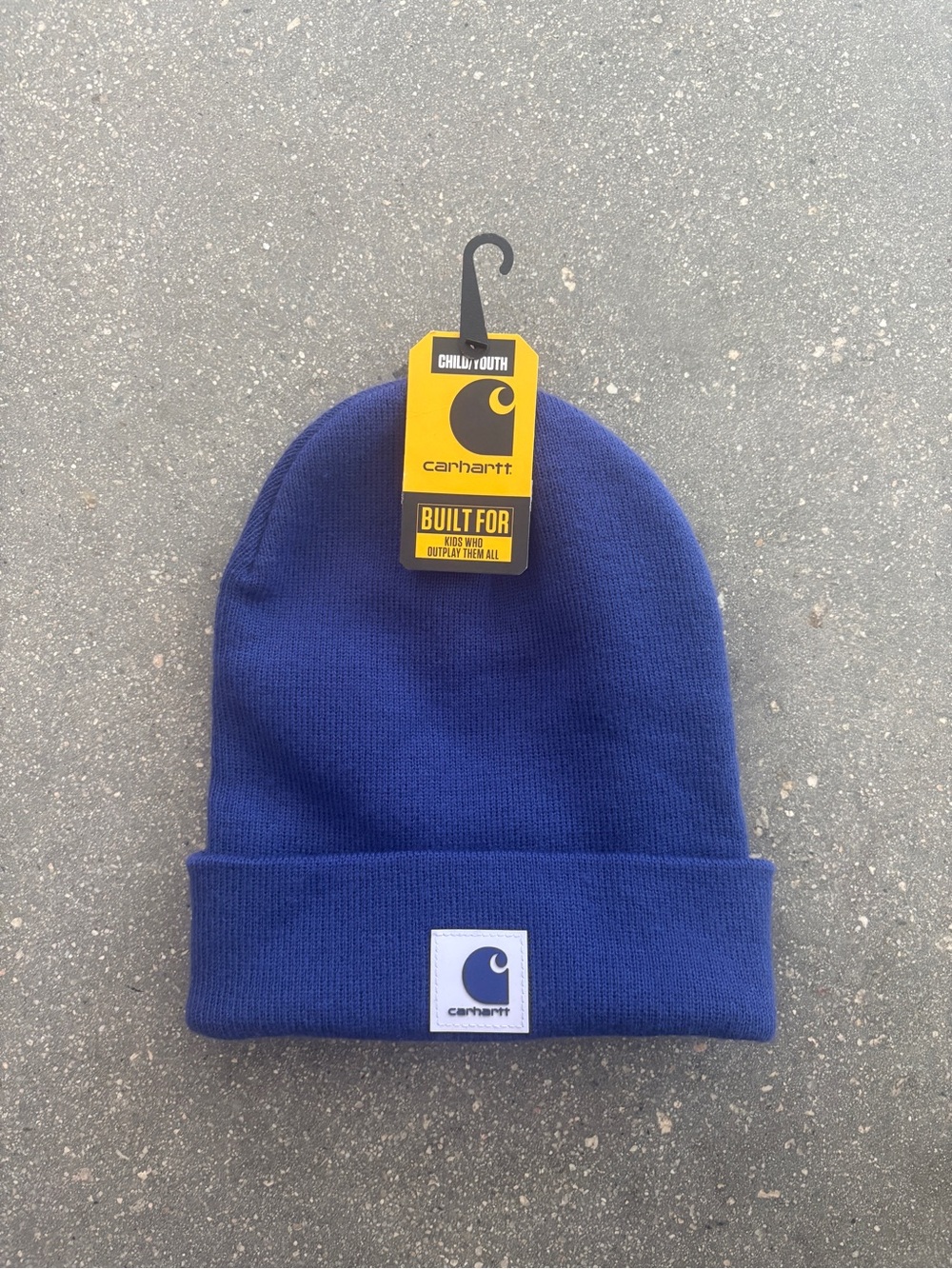 Carhartt Kids Royal Blue Cuffed Knit Beanie